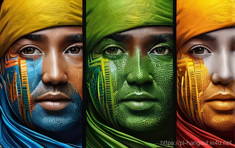 한글과 광고 기획 - Here are three detailed image generation prompts in English, designed to be appropriate for a 15+ au...