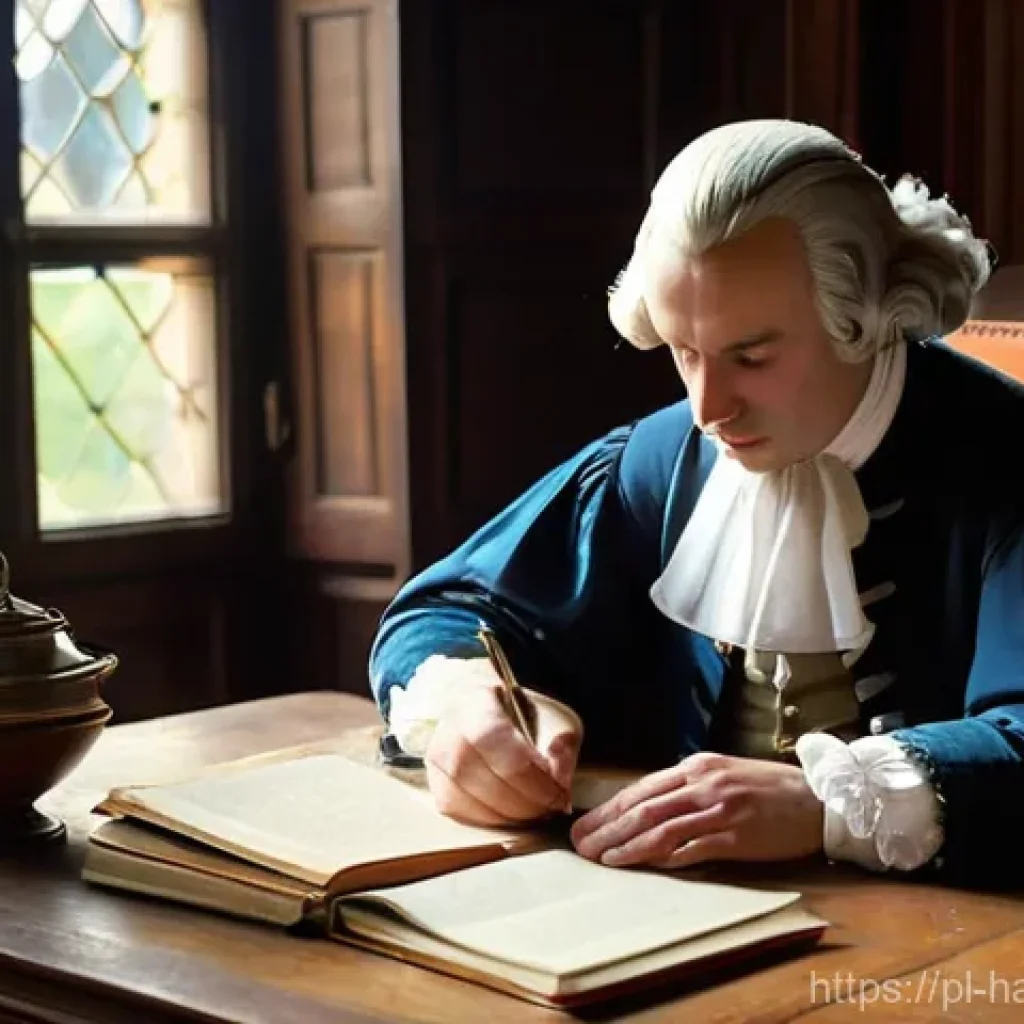 한글 소설의 변천사 - **Prompt 1: The Birth of a Polish Tale (18th Century Enlightenment)**
"A serene, well-lit study ...